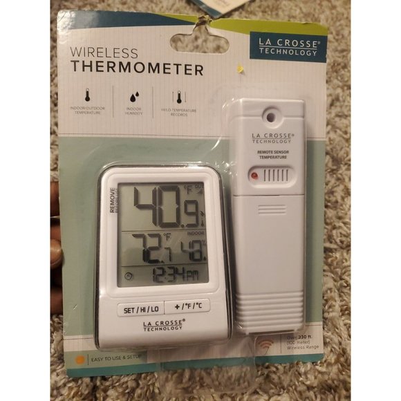 La Crosse Technology 308-1409WT-CBP Wireless Temperature and Humidity Station - - Picture 1 of 2